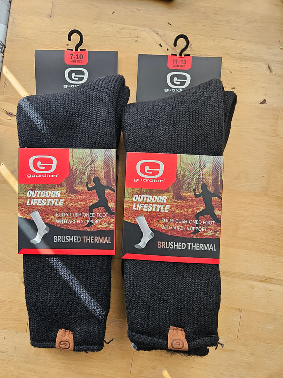 GUARDIAN'S MEN BRUSHED THERMAL SOCKS GSM204 (1 PAIR)