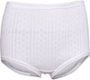WHITE SWAN'S LADIES FANCY KNIT BRIEF WL213 ( 3 per pack )