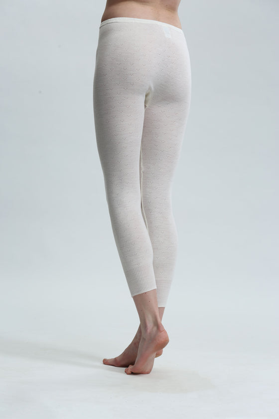 White Swan's Ladies Merino Wool Legging, Ivory